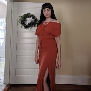 Burnt Orange Dress